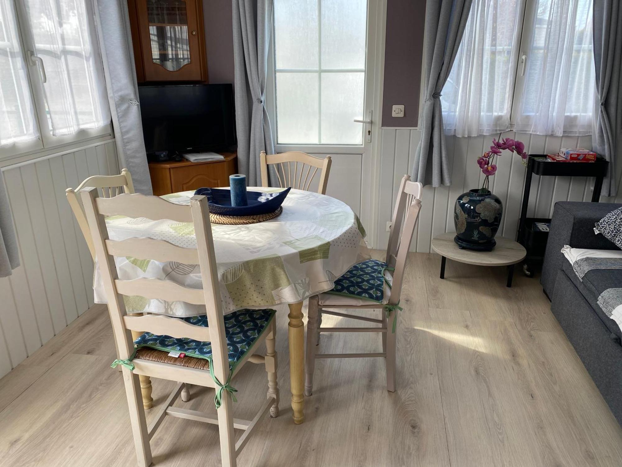 Biville-sur-Mer Mobil Home Cristal מראה חיצוני תמונה
