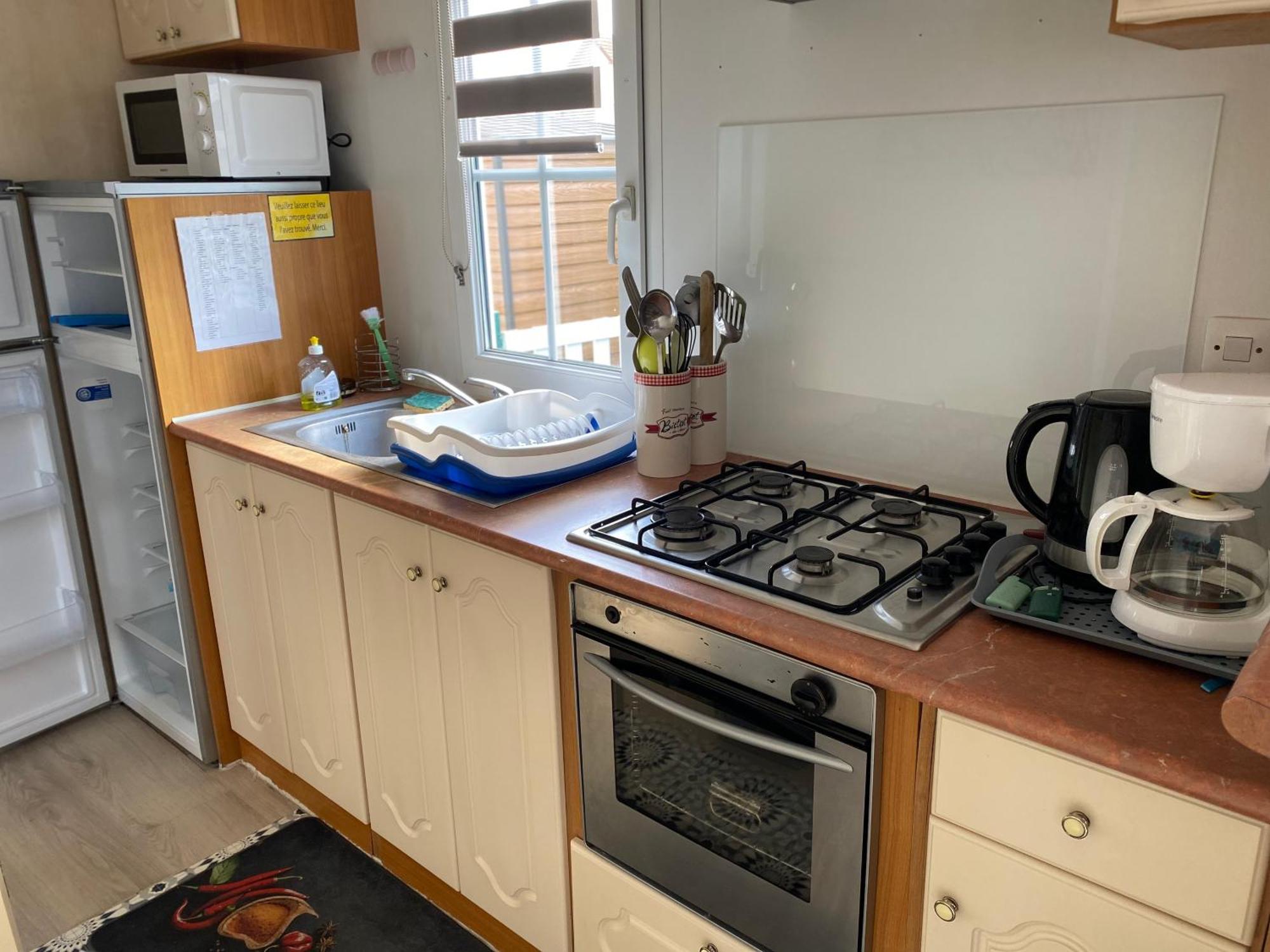 Biville-sur-Mer Mobil Home Cristal מראה חיצוני תמונה