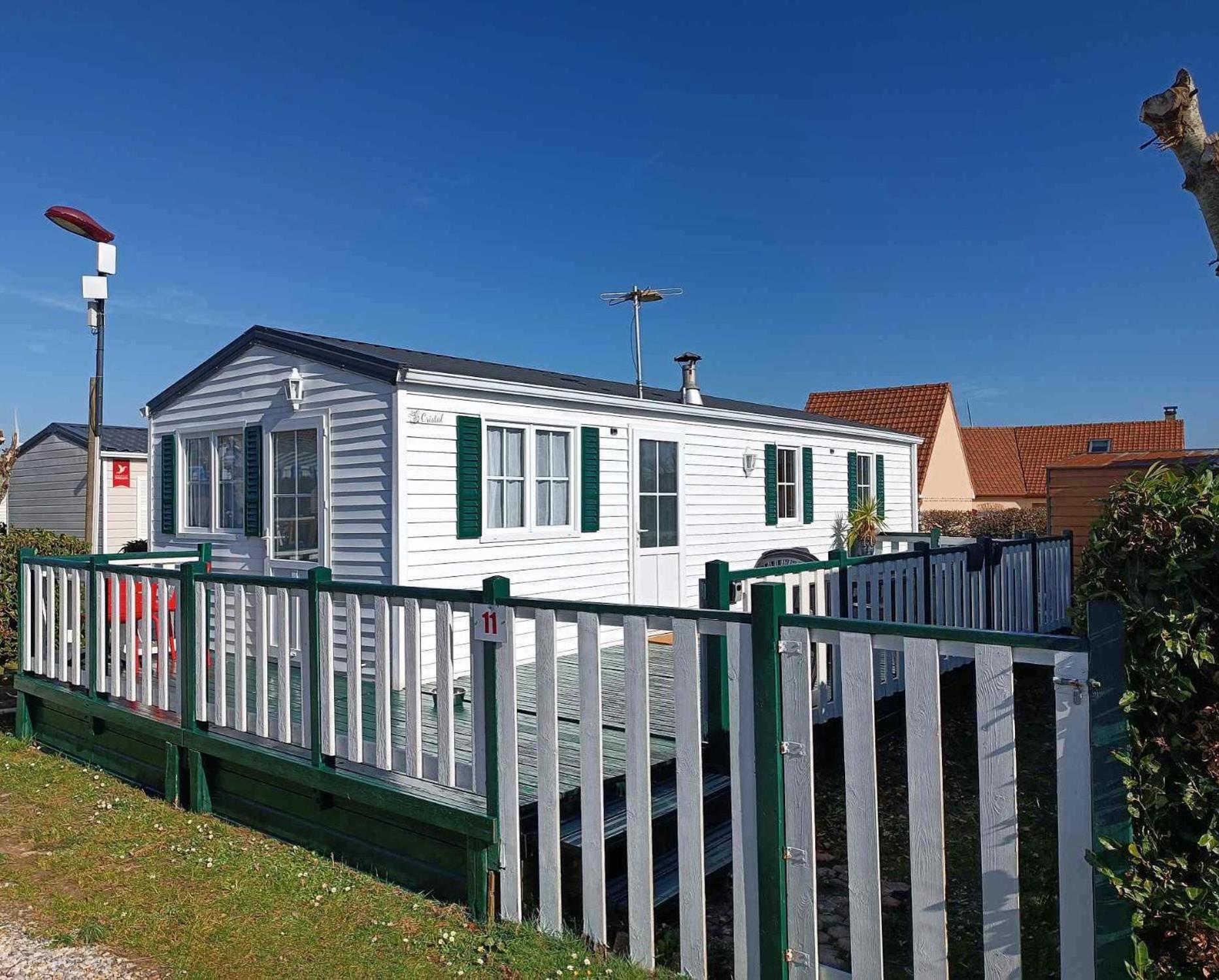 Biville-sur-Mer Mobil Home Cristal מראה חיצוני תמונה